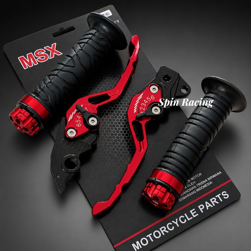 Paketan 2 ITEM Handle rem full cnc+grip jalu stang beat karbu /beat FI 2012-2013/ beat pop non cbs /