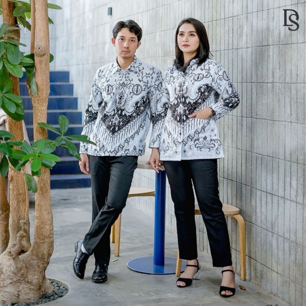 Seragam PGRI pria/wanita terbaru 2025 full furing baju batik PGRI pria seragam PGRI wanita terbaru