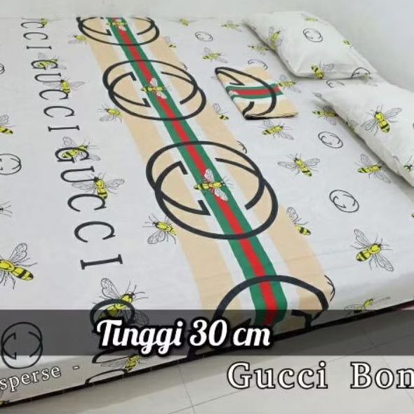 Samarinda_barokah | SPREI TINGGI 30CM seprei MOTIF DAN POLOS 30 CM