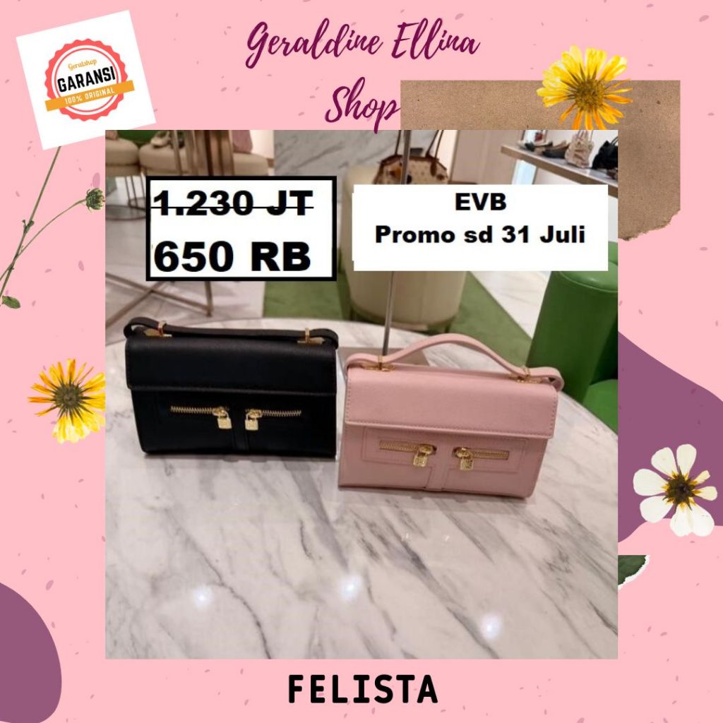 EVB TAS SELEMPANG WANITA FELISTA ORIGINAL