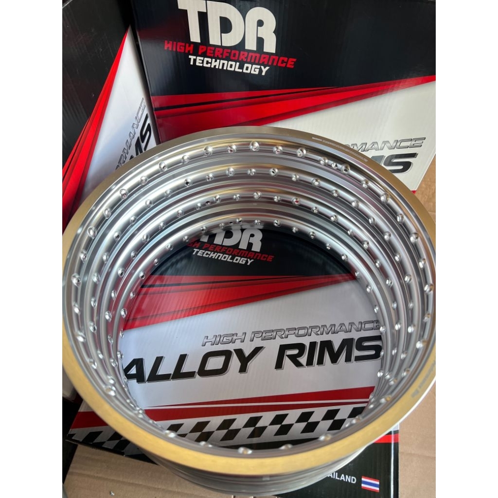 Velg TDR W Shape Ring 17 × 140 160 185 215 Silver Glossy