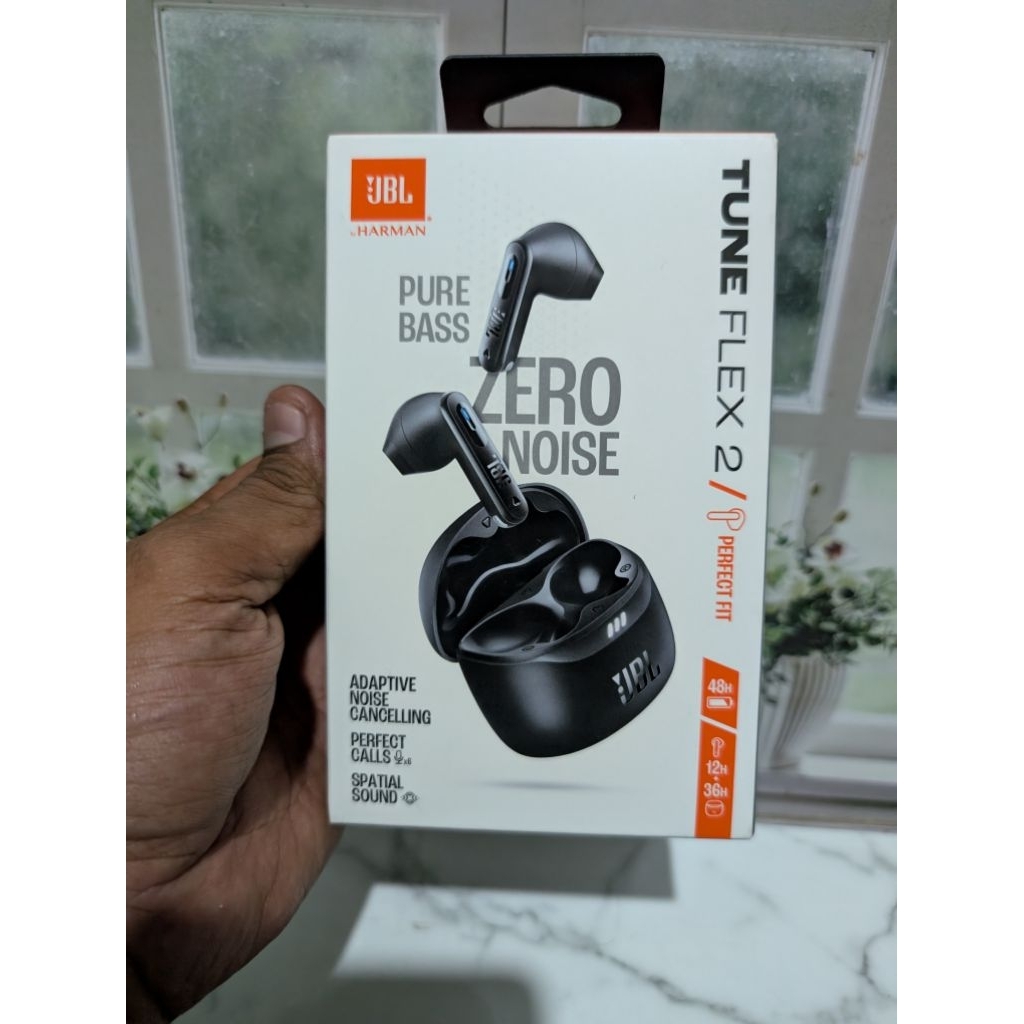 JBL Tune Flex True Wireless Earbuds - Hitam, Putih, Biru, Ungu Ghost, Hitam Ghost, Putih Ghost