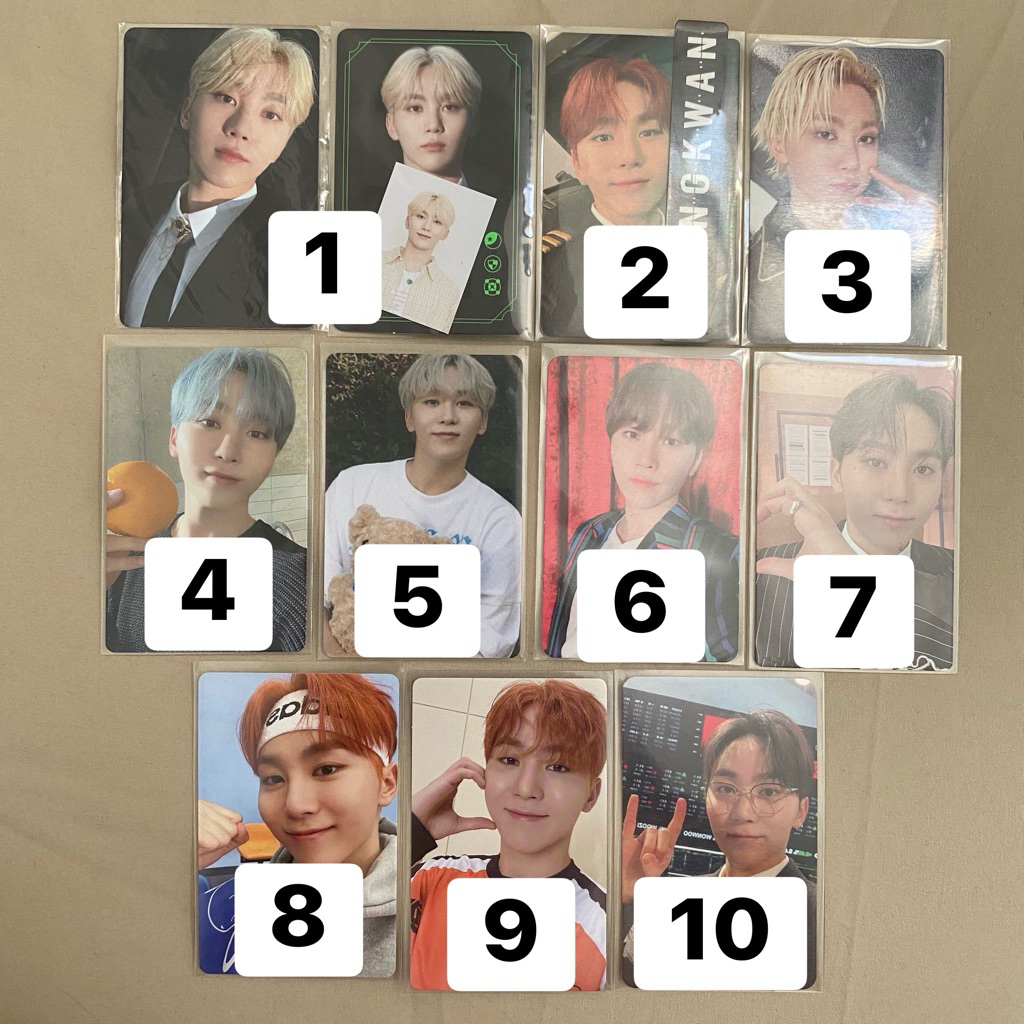 SEVENTEEN SEUNGKWAN PHOTOCARD OFFICIAL svt pc scoups choi seungcheol kkuma cimumu cheol its tc tradi