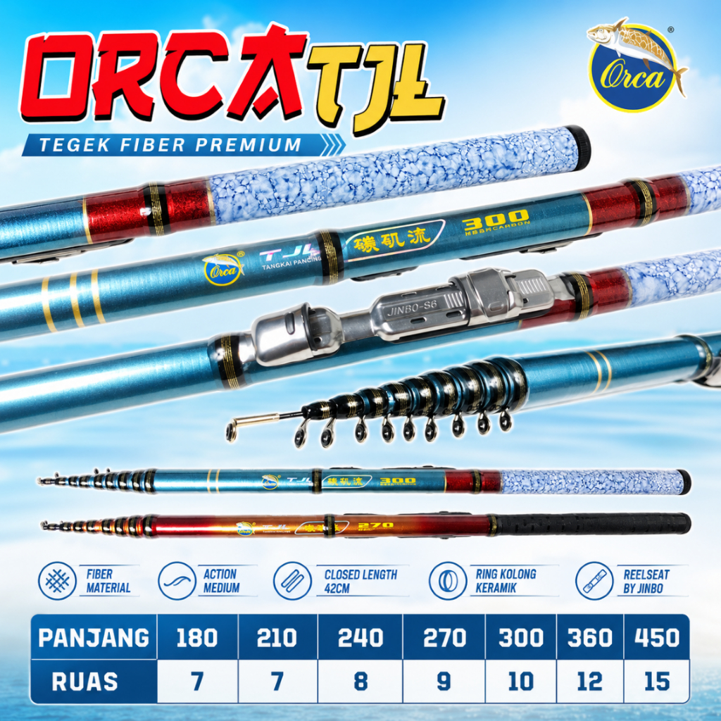 JUAL JORAN ORCA TJL 210CM SET ring guide keramik