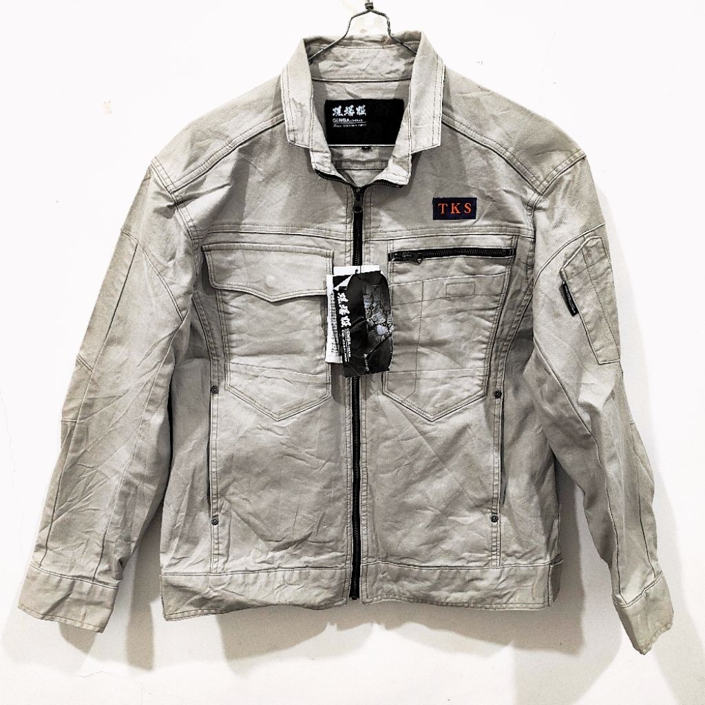 work jacket genba duck canvas boxy bnwt