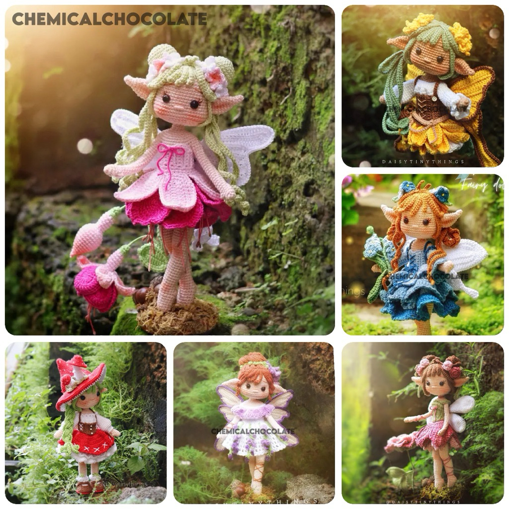 [CROCHET PATTERN] Flower Fairies Peri Bunga DSYTT