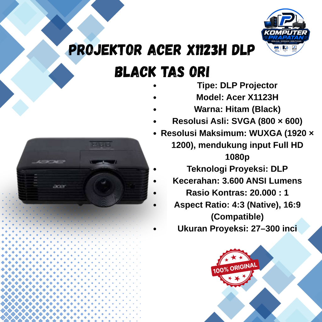 Projector Acer X1123H DLP Projector