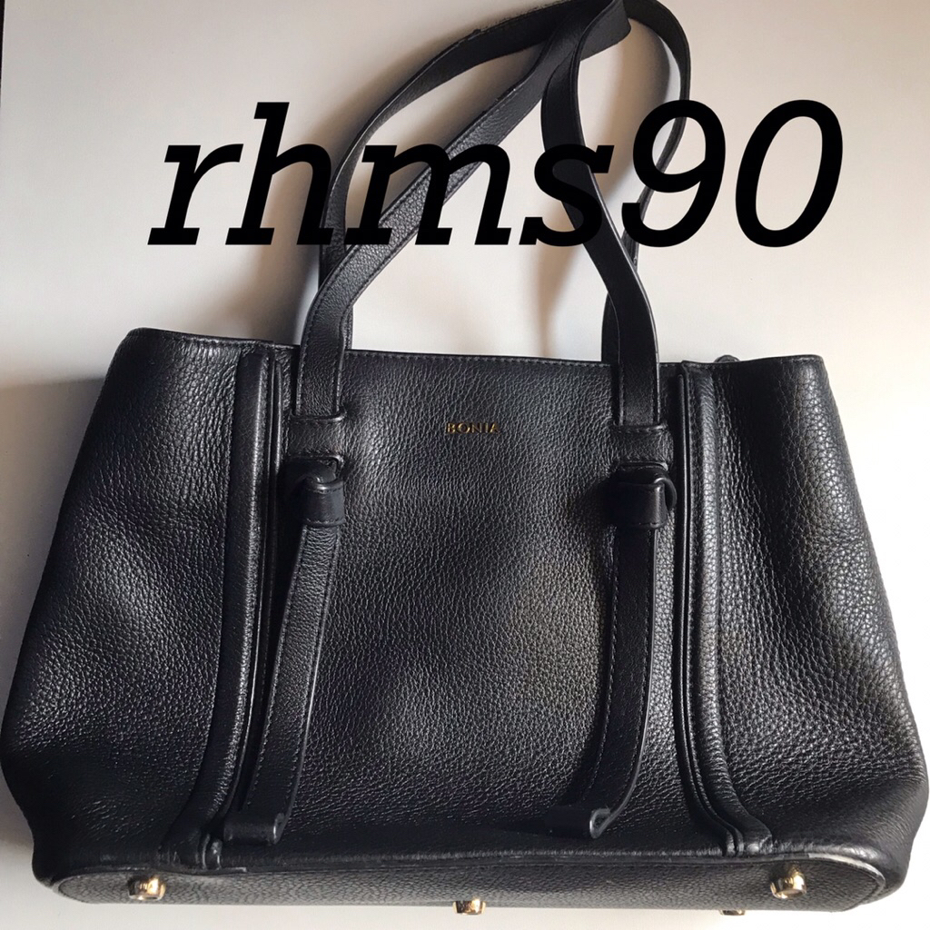 BONIA SHOULDER BAG BLACK - TAS PEREMPUAN BONIA WARNA HITAM