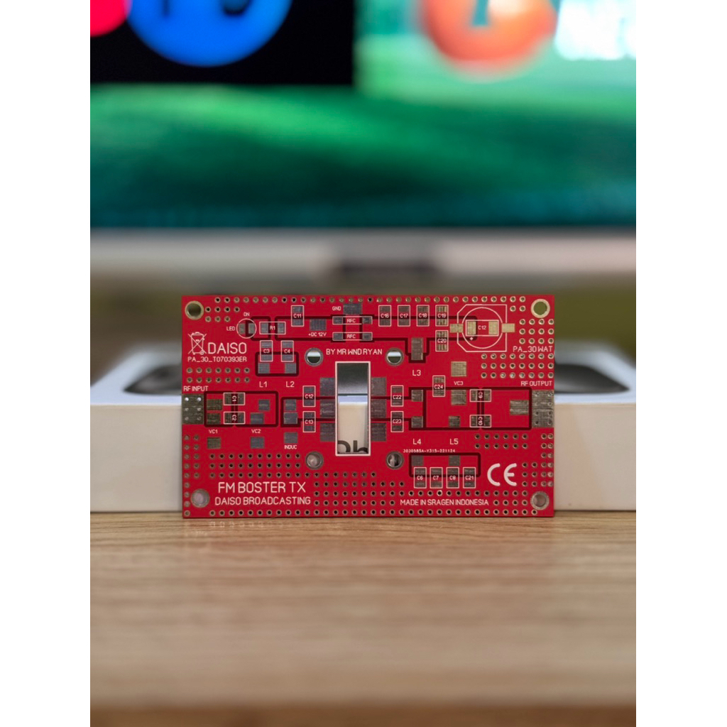 pcb boster pemancar fm/vhf 30watt