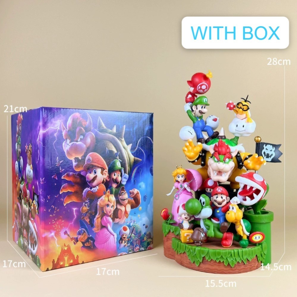 Figure Super Mario Bros Figure Yoshi Figure Bowser Figure Mario Figure Luigi Princess Peach LIMITED