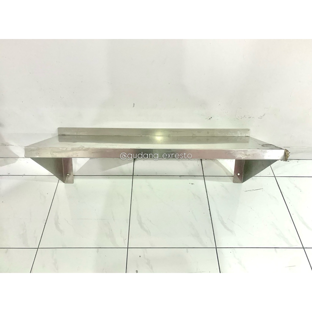 [EX RESTO] RAK TEMPEL DINDING STAINLESS