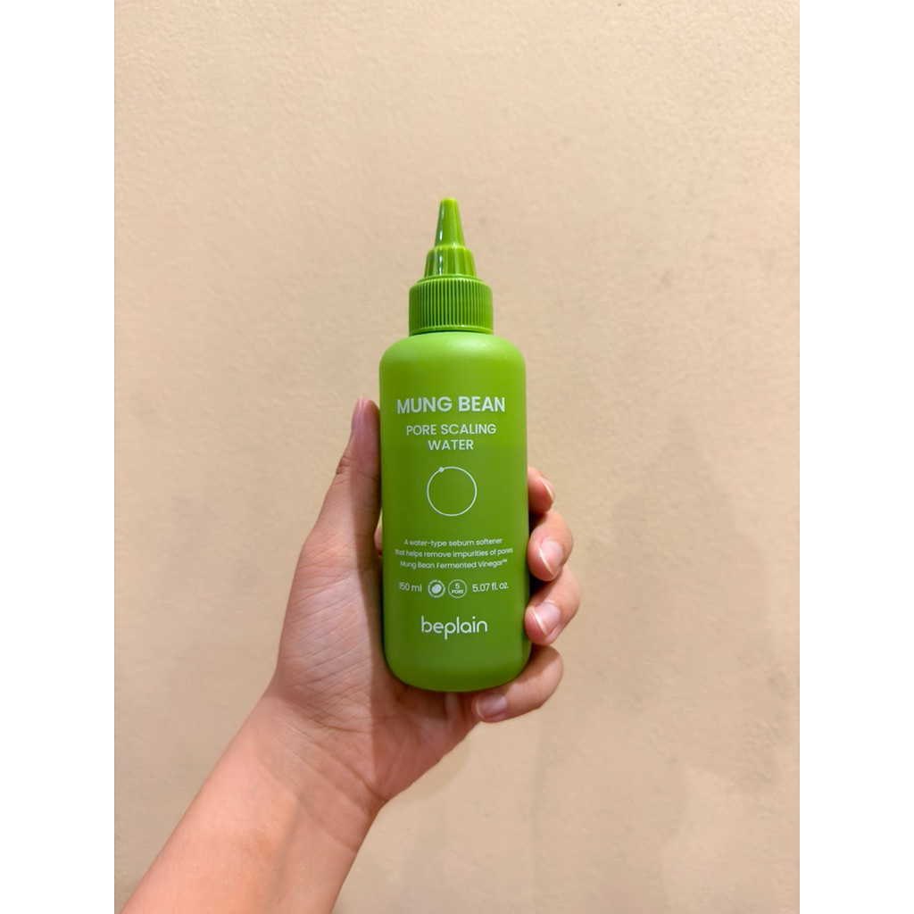 (preloved) Beplain - Mung bean pore scaling water/pembersih komedo