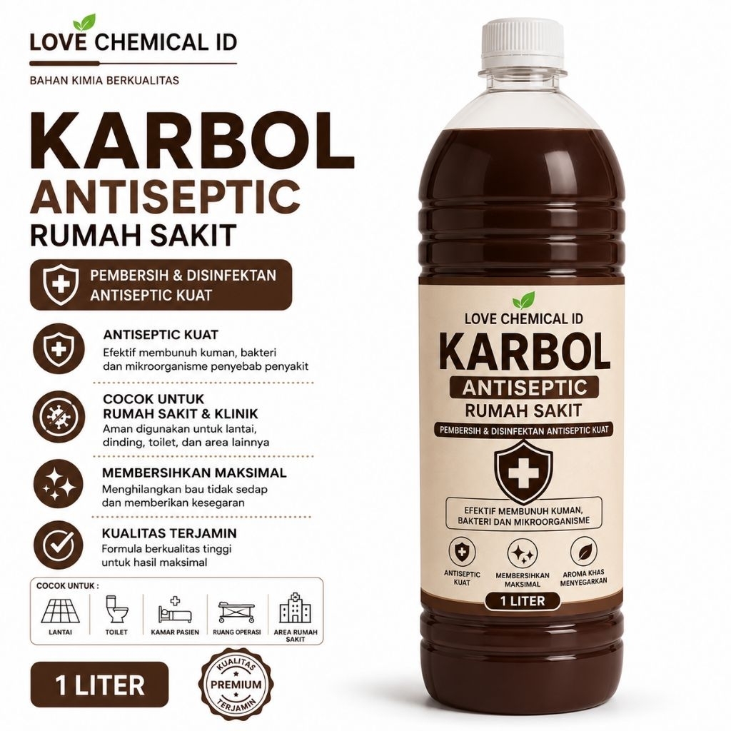 Karbol aroma antiseptic rumah sakit / karbol murah / desinfektan rumah sakit