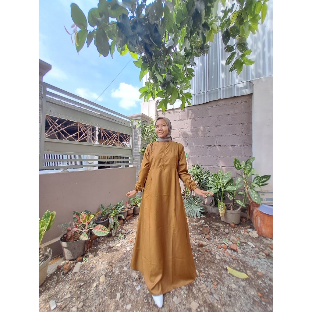 GAMIS PEMDA PNS PDH TOYOBO PREMIUM KHAKI TUA EXSLUSIVE ROZWAH/GAMIS PEMDA GURU/BAJU KERJA/BAJU PNS