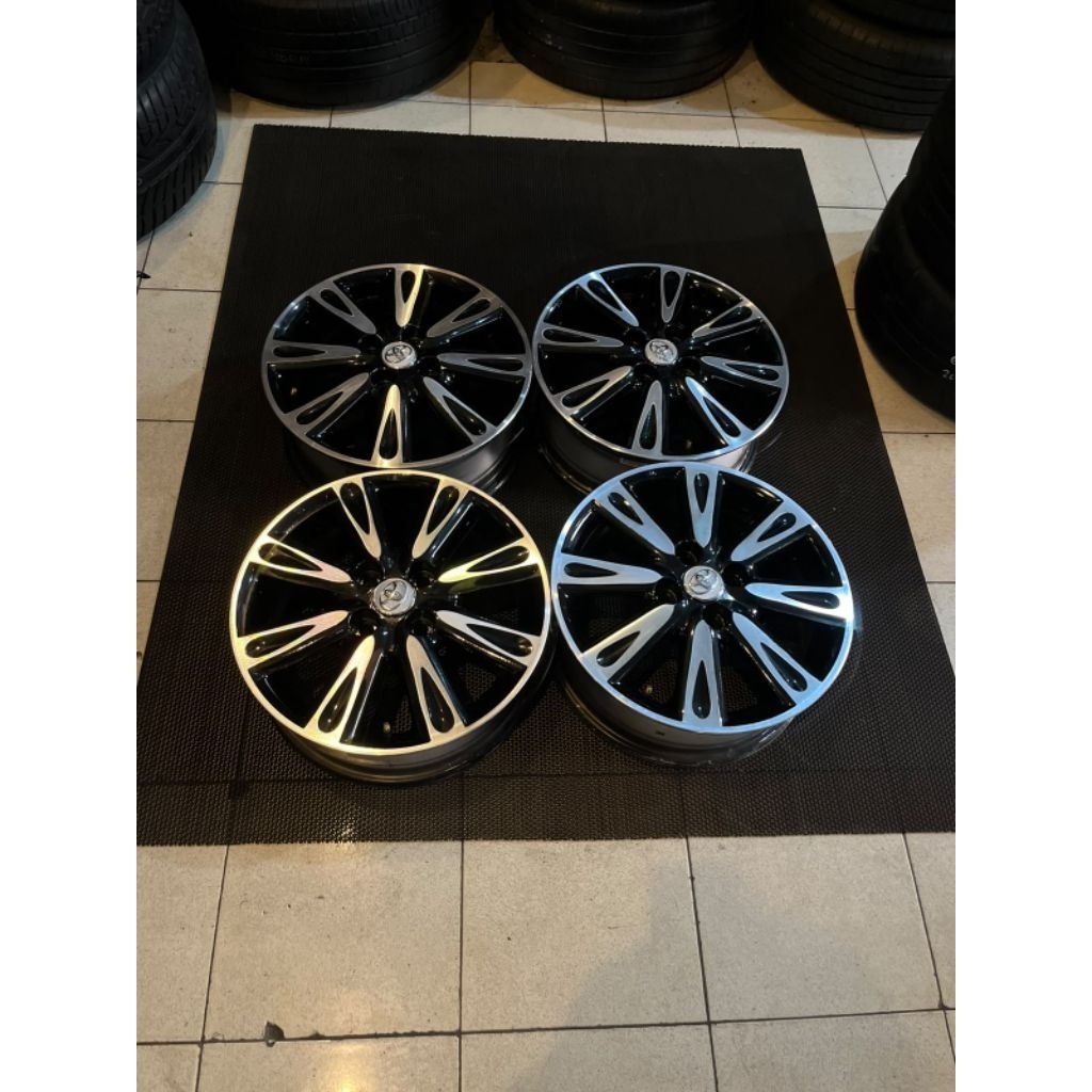 velg toyota yaris ring 15 original twotone
