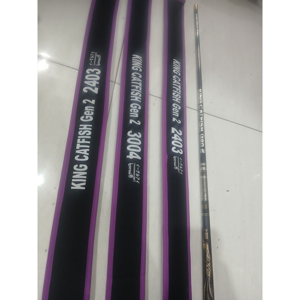 Joran Tegek Iguruai King Catfish Carbon Action Hard - Galatama Lele/Bawal