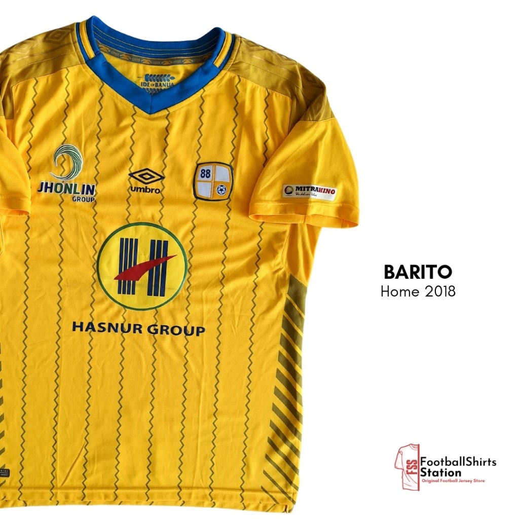 Jersey Barito Putera Home 2018 Player Issue Size L Original