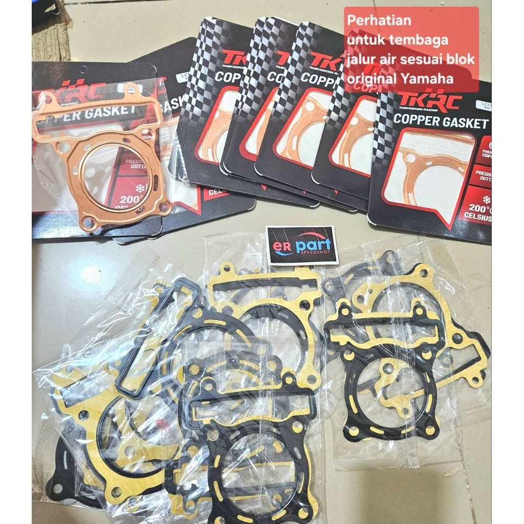 Packing perpak gasket blok head MX king MX new Vixion 62 63 65 66 68