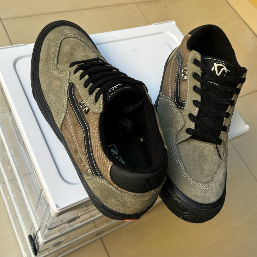VANS ROWAN PRO 2 OLIVE BLACK ORIGINAL RESMI - 44.5 EUR / 29 CM