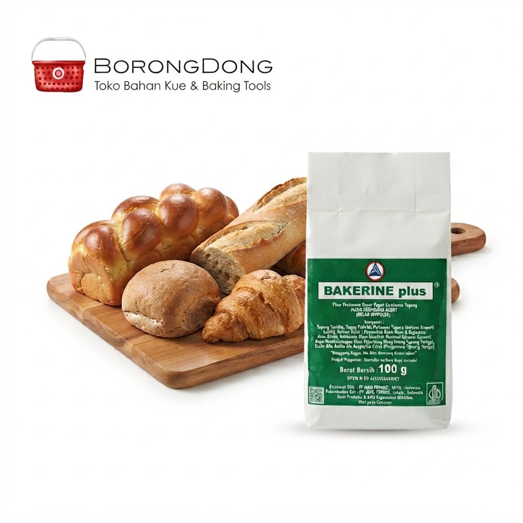 Bakerine Plus 100 Gram / Pelembut Roti / Pelembut Donat/ Bread Improver