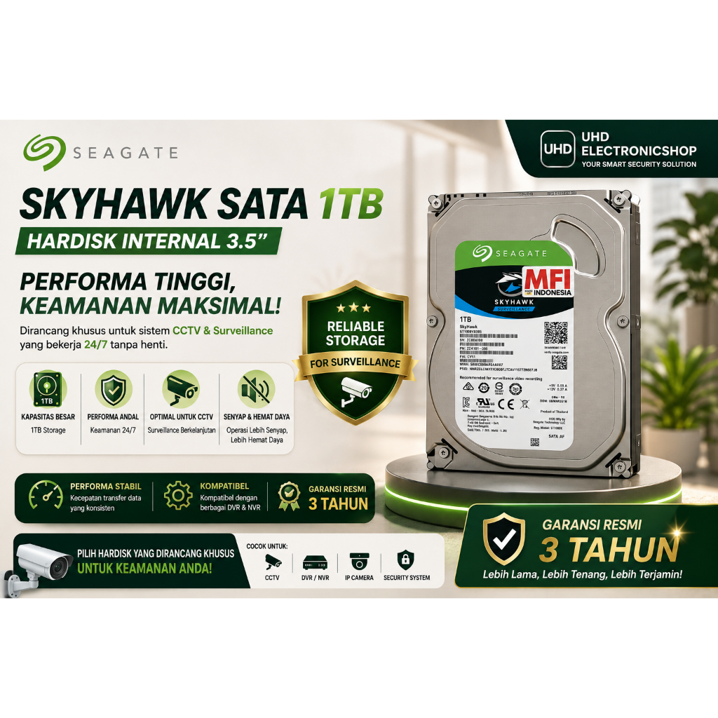 HARDDISK CCTV 1TB Seagate MFI