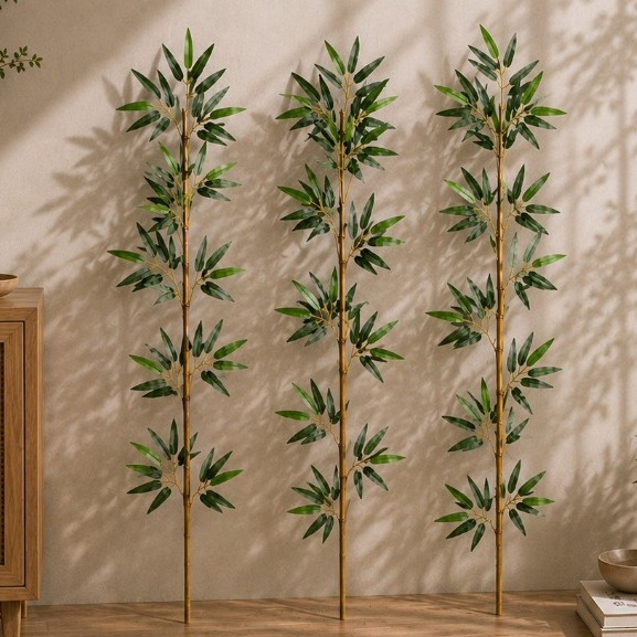 Batang Bambu Artificial /pohon plastik/ pohon bambu/ bambu partisi/ pohon partisi/ bambu dekorasi/ b