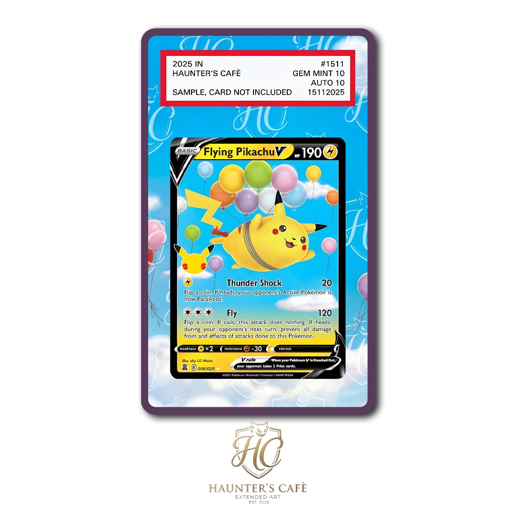 Flying Pikachu V #6 Pokemon Celebrations (Custom Extended Art)