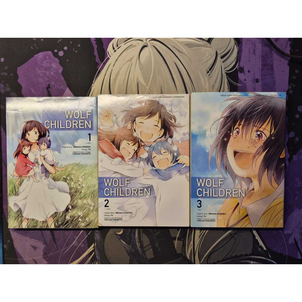 Komik Manga Wolf Children Vol.1-3 Volume