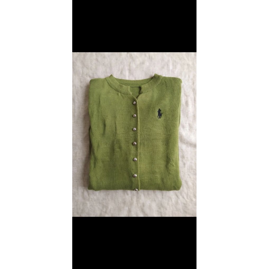 Cardigan Premium Lengan Batwing dengan Kancing Love Avocado