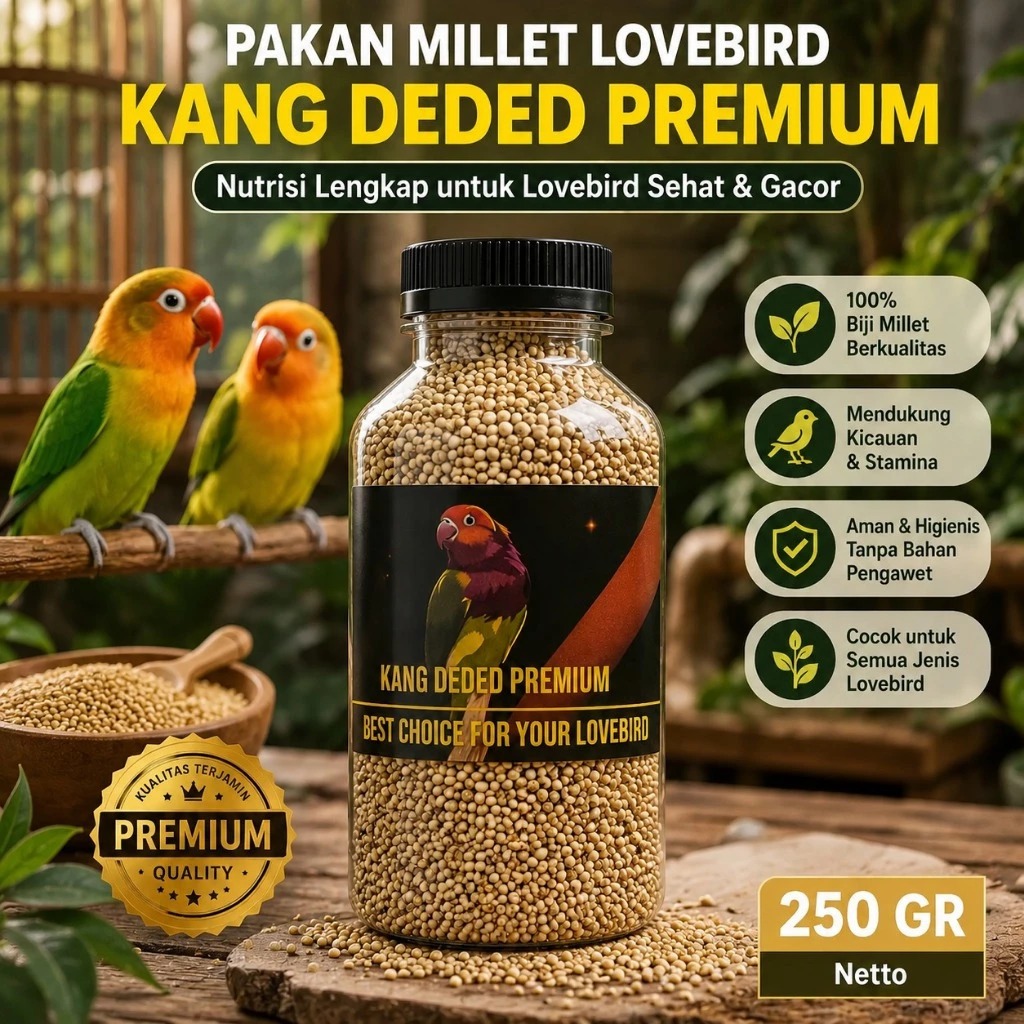VOER FULL BUKPAR Kenari Red Intensive burung pentet makanan burung sogon jantan gacor tledekan gunun