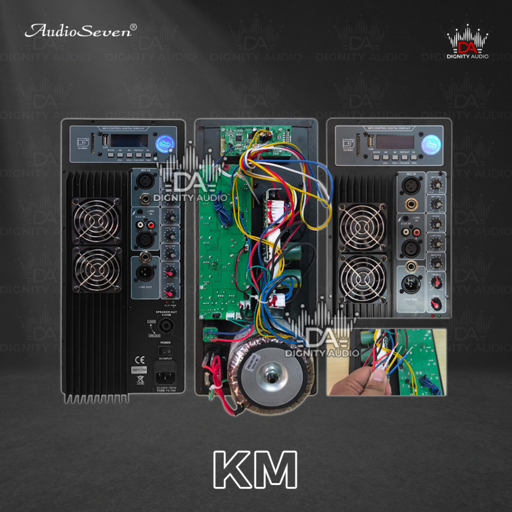 Mesin Kit Speaker Aktif AUDIO SEVEN KM USB Original 450 Watt