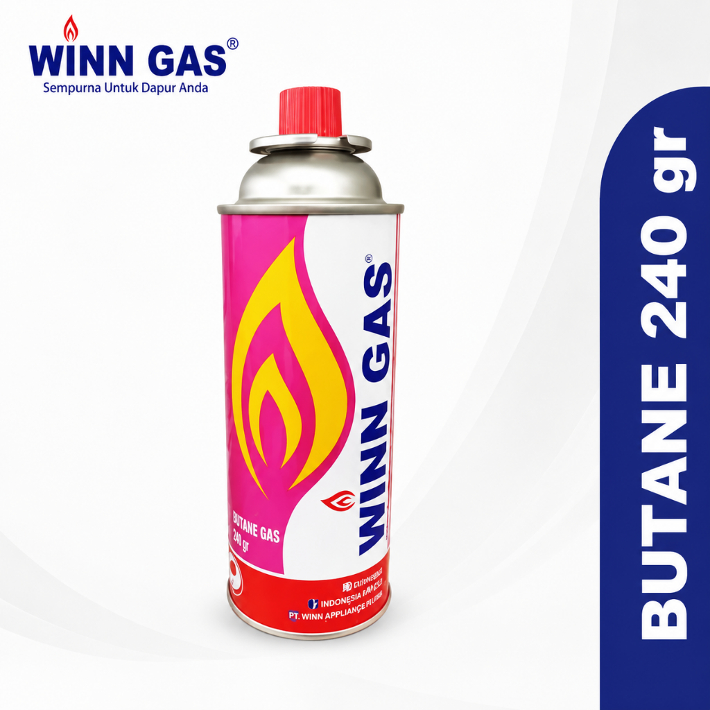 WINN GAS Butane Gas Portable TGK-001 Gas Kaleng Isi Ulang Kompor Portable Original