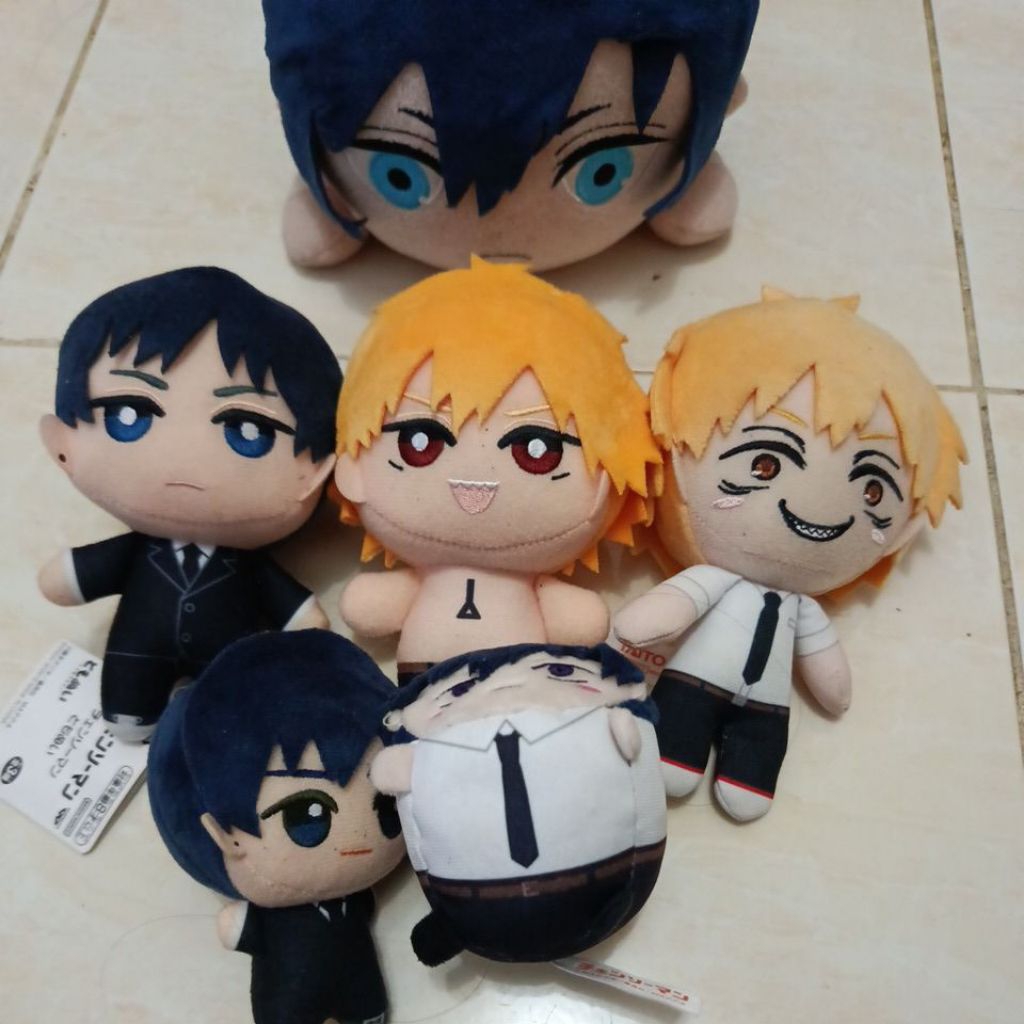 [Official] CHAINSAW MAN big taito furyu tomonui chibigurumi fuwakororin nesoberi Aki Hayakawa Denji 
