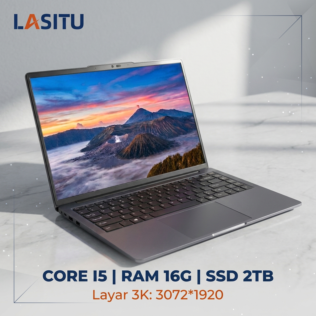Lasitu Laptop Intel Core i5 | RAM 16GB |  16.1 Inches 3K 3072*1920 |Windows11 Gaming notebook  compu