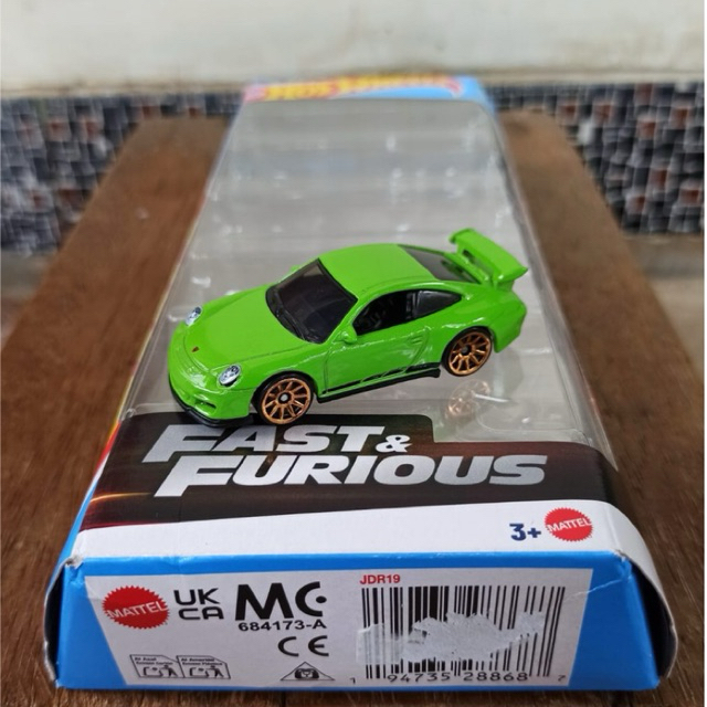 Hot Wheels Porsche 911 GT3 RS (2011) HW Fast & Furious Giftpack 5-Pack 2025 Metalflake Lime Green Hi