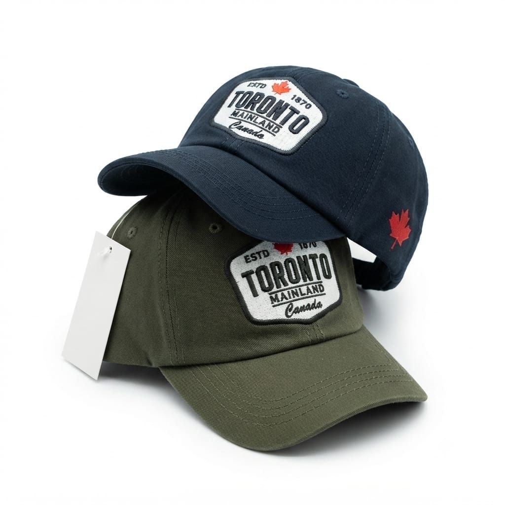 Topi Baseball Caps Chinos Visor Pendek | Topi Casual | Polocap Visor Pendek (TORONTO)