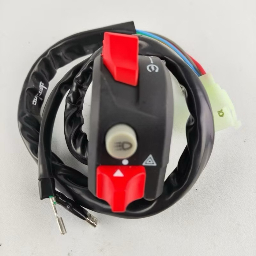 Holder Switch Saklar Kanan 3 tombol Stater on/of engine stop Universal Model Ktc Yamaha Xabre Ducati