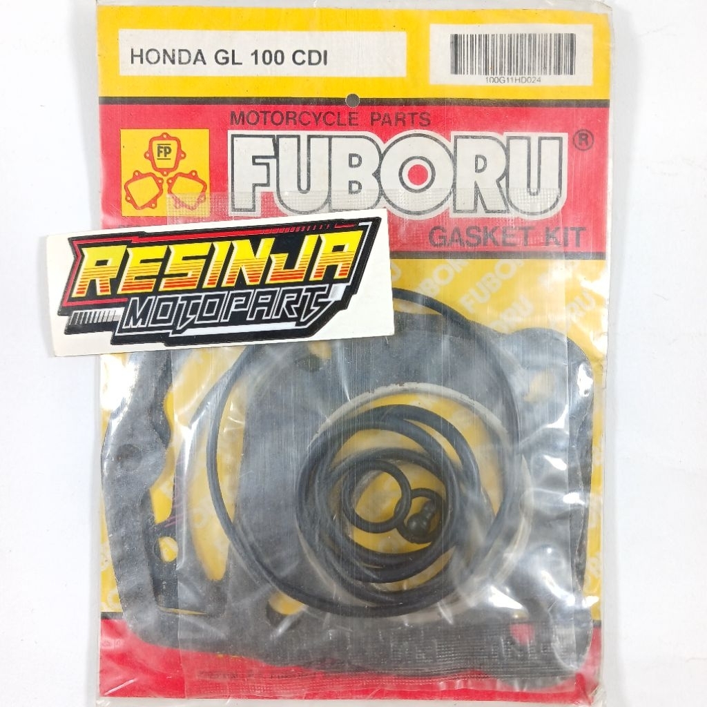 Packing Perpak Gasket Kit Topset Paking Top Set Honda GL100 GL 100 CDI Fuboru