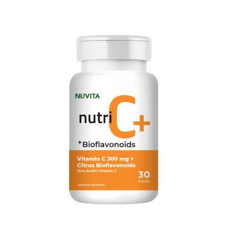 Nuvita C 300Mg + Citrus Bioflavonoids - 30 Kaplet / Vitamin C