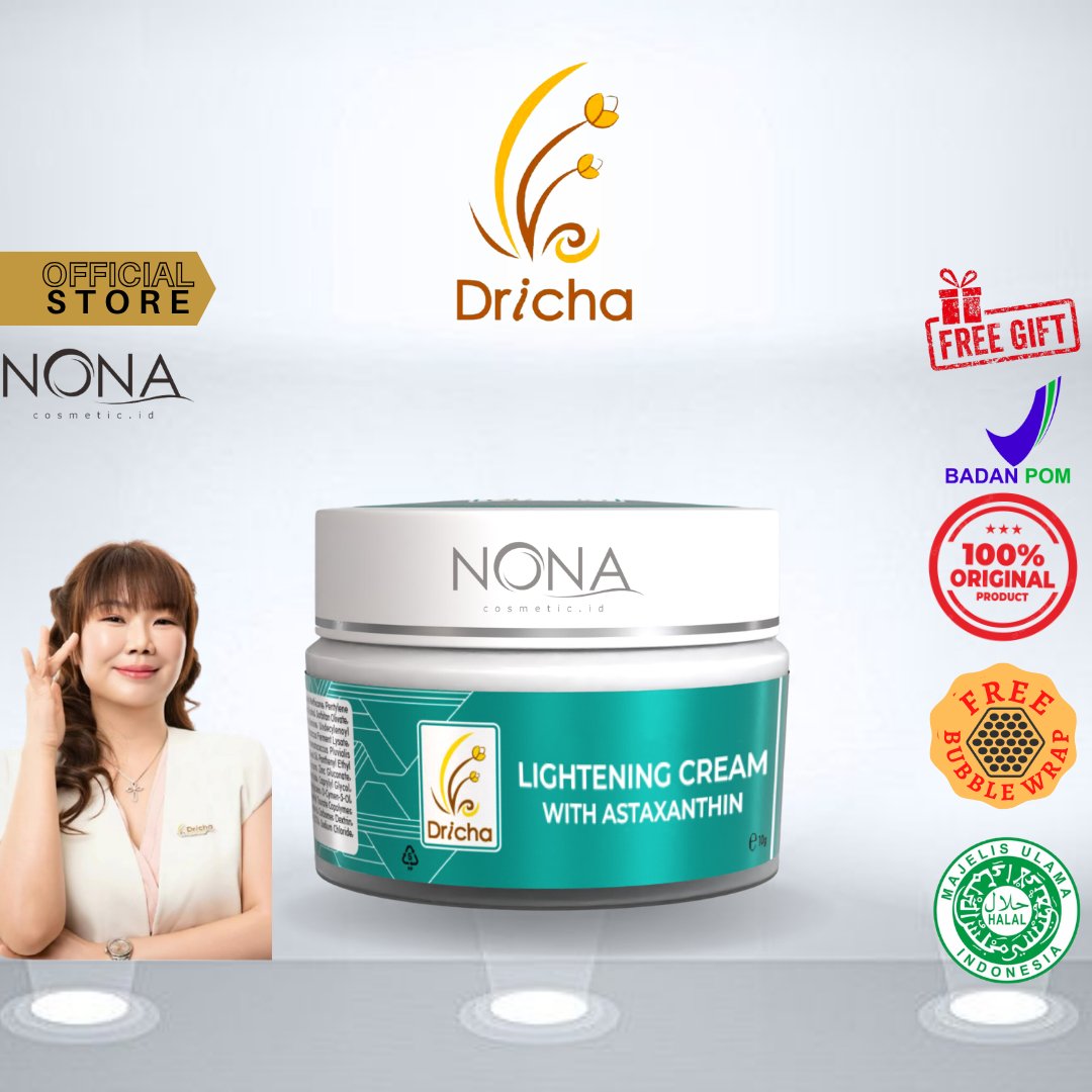 (BPOM) DRICHA LIGHTENING CREAM krim flek dr ika