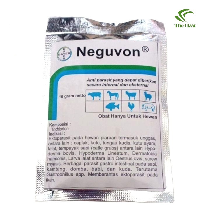 (The Claw) NEGUVON BAYER ORIGINAL10 GRAM PEMBASMI SERANGGA DAN PARASIT