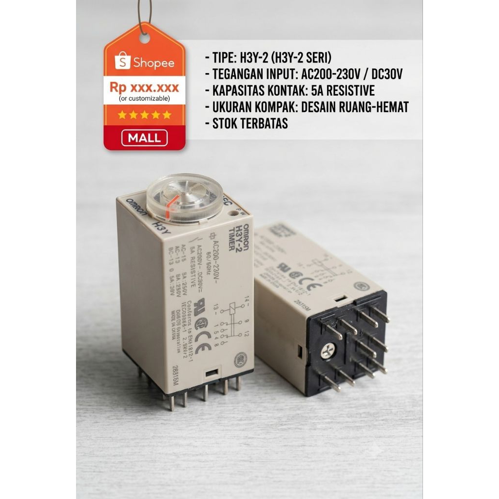 Rilay timer(omron) H3Y-2