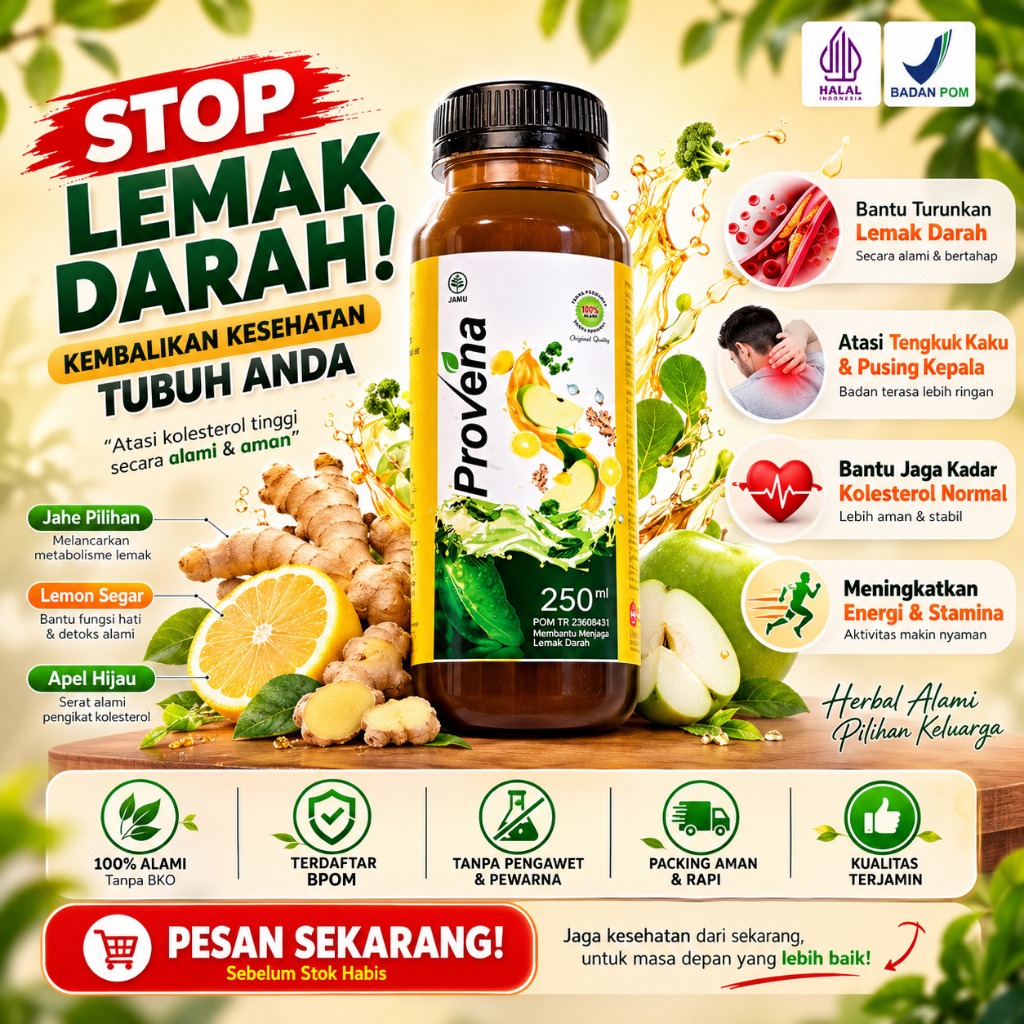 Provena | 250mL Jaga lemak darah dan kesehatan jantung