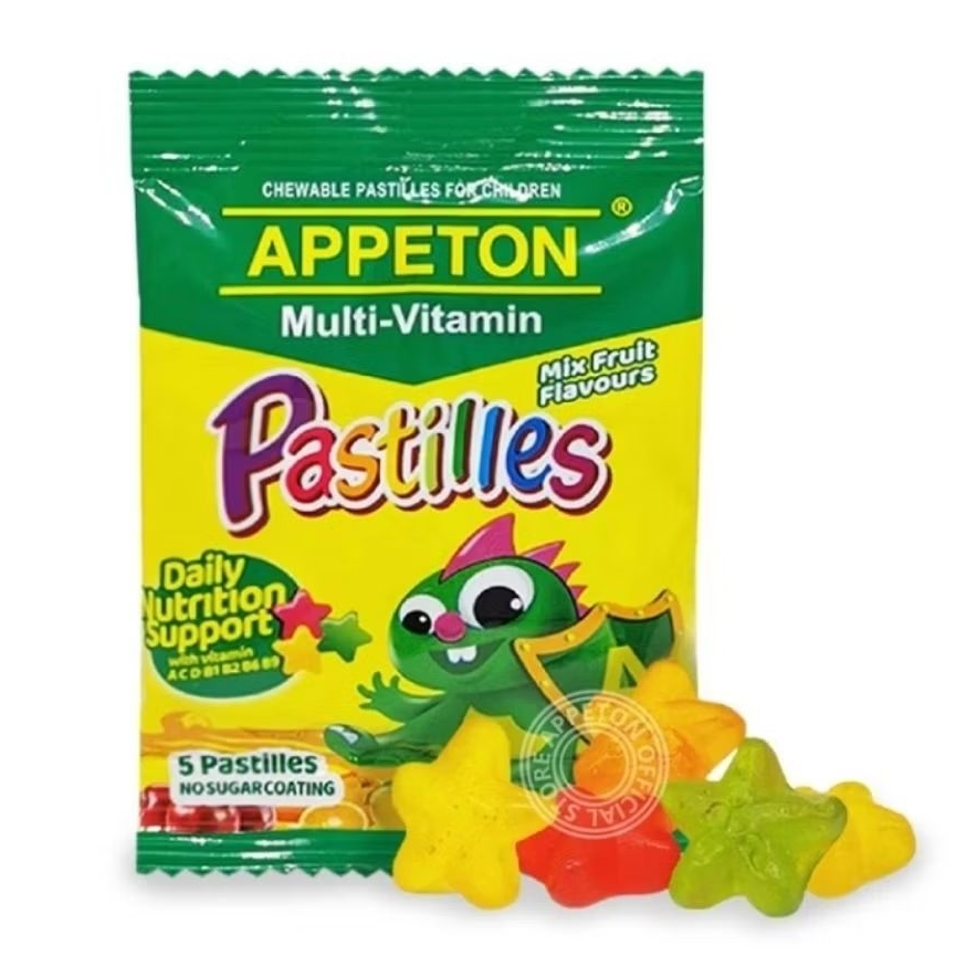 Appeton Gummies Pastilles vit C Multivitamin/Appeton Gummy Vitamin Anak No Sugar