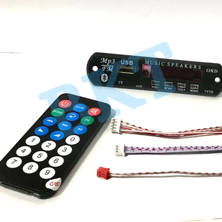 Modul Bluetooth MP3 Player - Dukungan USB, TF, dan Bluetooth