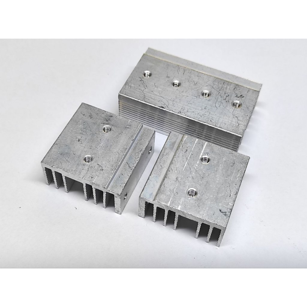 1 set Heatshink Alumunium tinggi 30mm untuk PCB INVERTER PSW 10x10cm