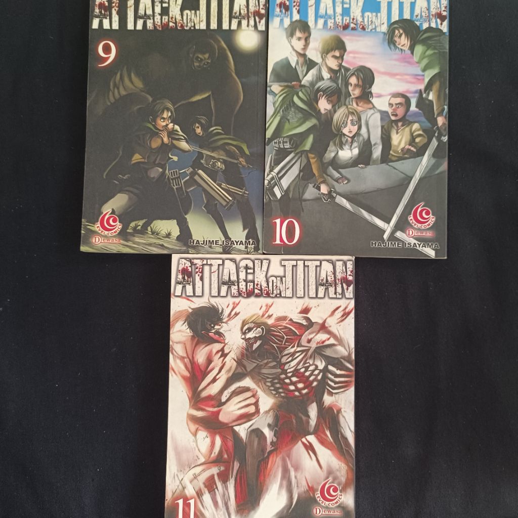 preloved komik • attack on titan • hajime isayama