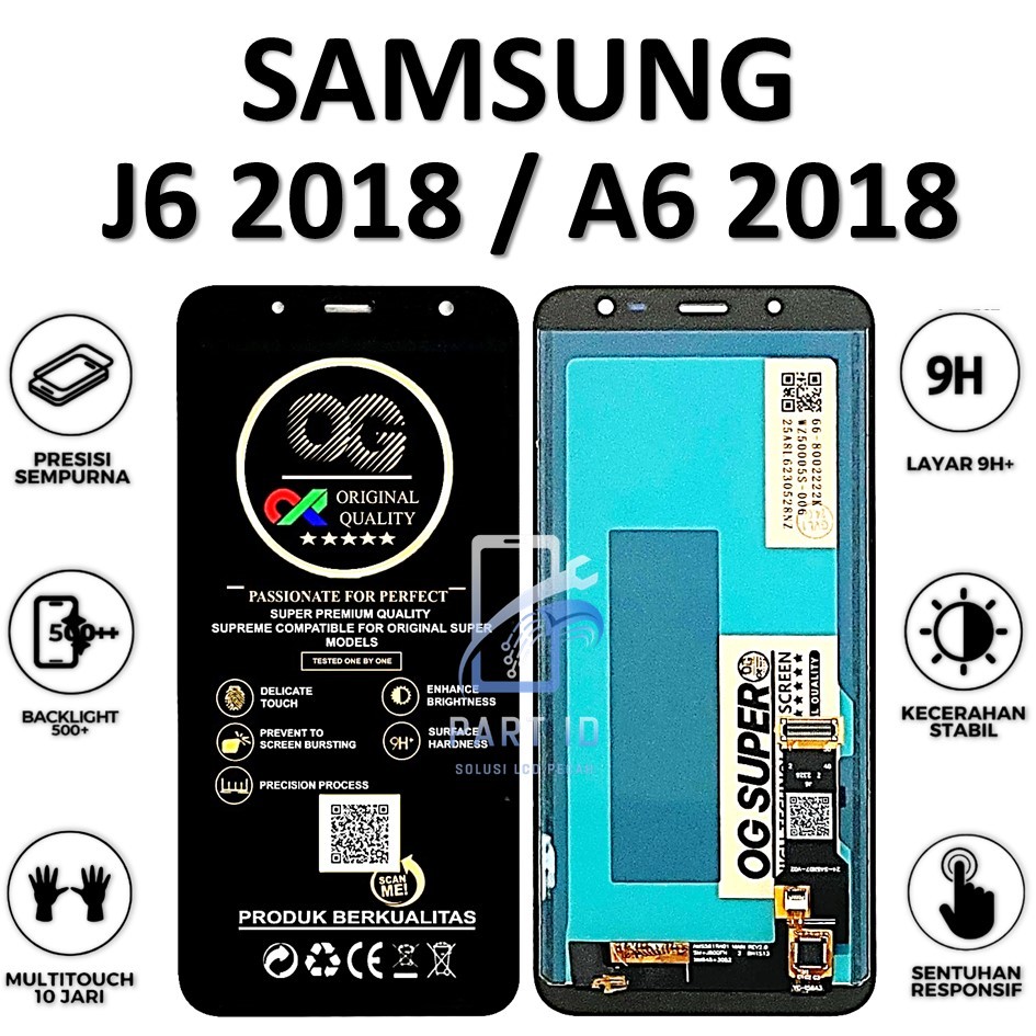 LCD SAMSUNG GALAXY J6 2018 / A6 2018 ORIGINAL FULLSET