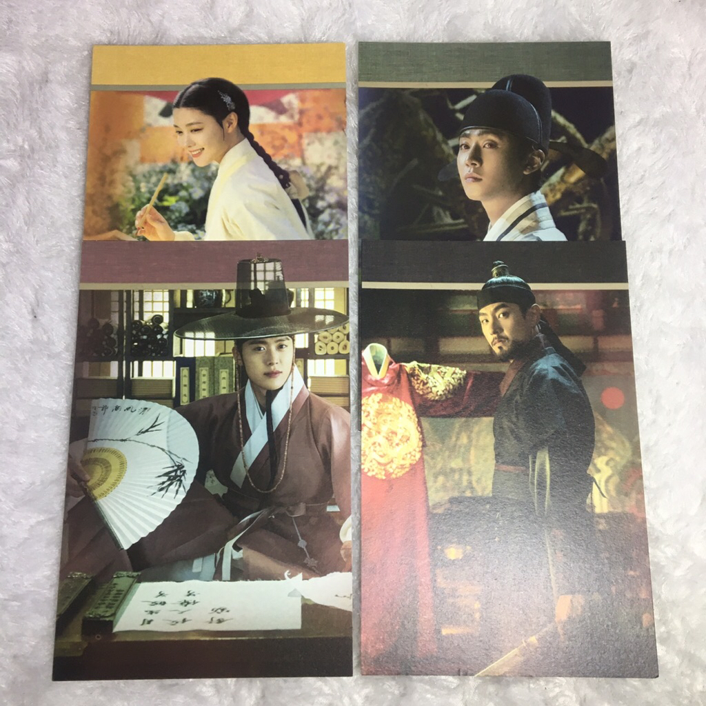 [READY STOCK] OFFICIAL POSTCARD & FOLDED POSTER OST ALBUM LOVERS OF THE RED SKY KIM YOOJUNG AHN HYOS