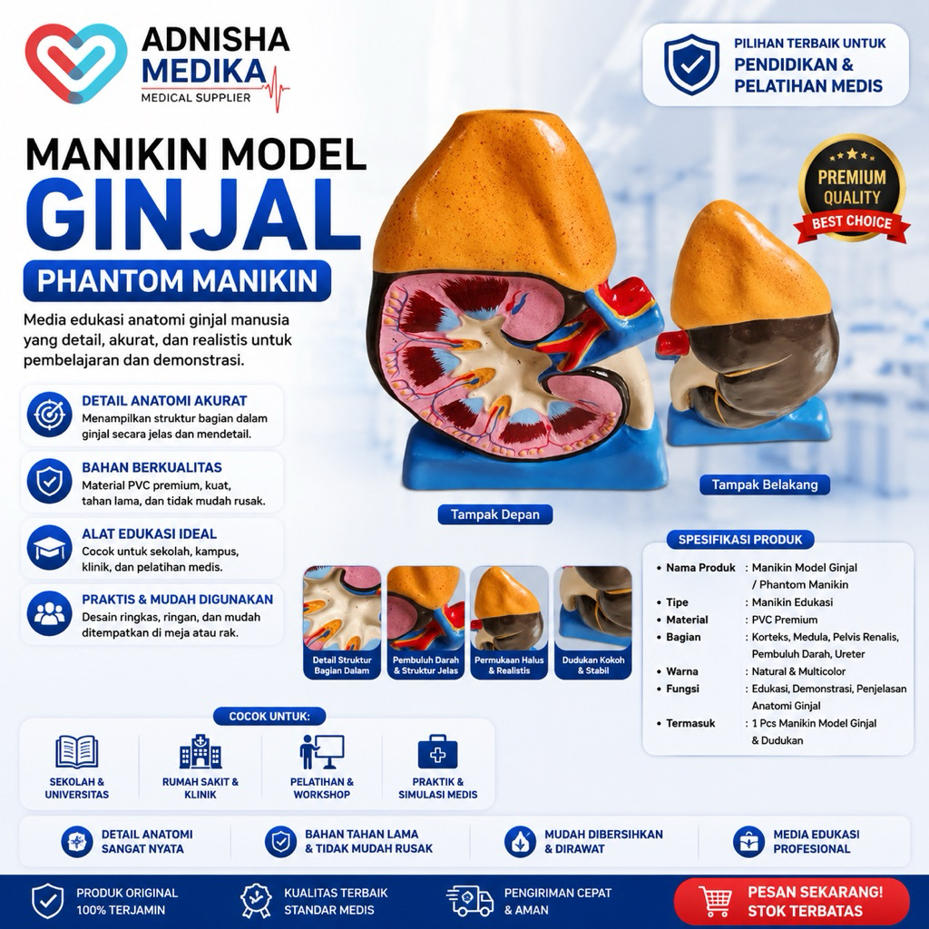 MANIKIN MODEL GINJAL / PHANTOM MANIKIN